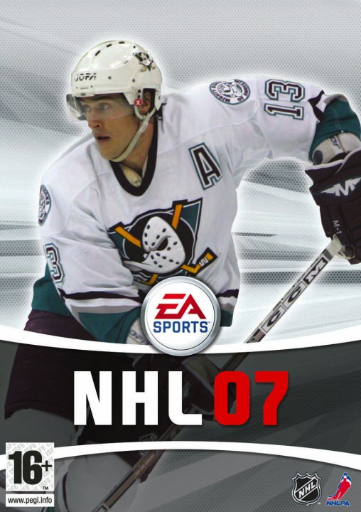 Teemu Selänne NHL 07:n kannessa