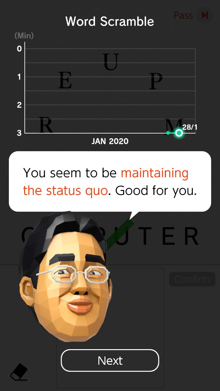 dr kawashima’s brain training for nintendo switch olet edelleen pohjalla