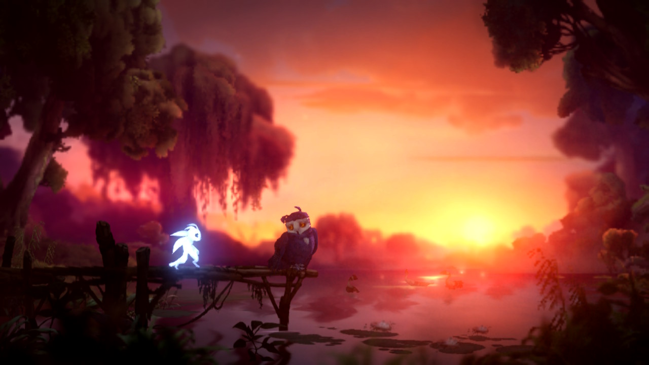 Ori and the Will of the Wisps: Auringonlasku