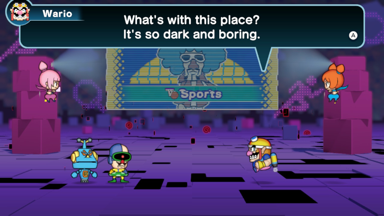 WarioWare Get It Together - Tylsä ja pimeä paikka