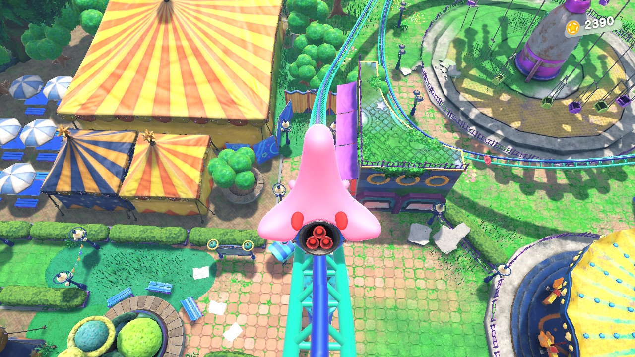 Kirby and the Forgotten Land – vuoristorata-Kirby