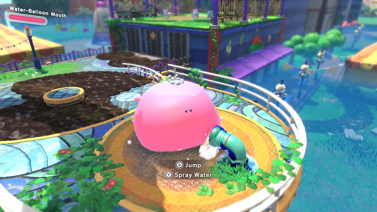 Kirby and the Forgotten Land – vesipallo-Kirby