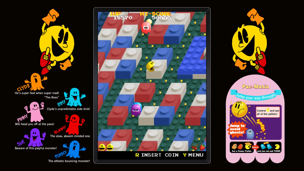 Pac-Man Museum+ ja Pac-Maniassa hypitään