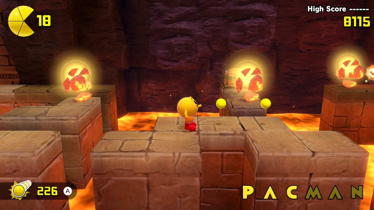 Pac-Man World Re-PAC: Laavaa ympärillä