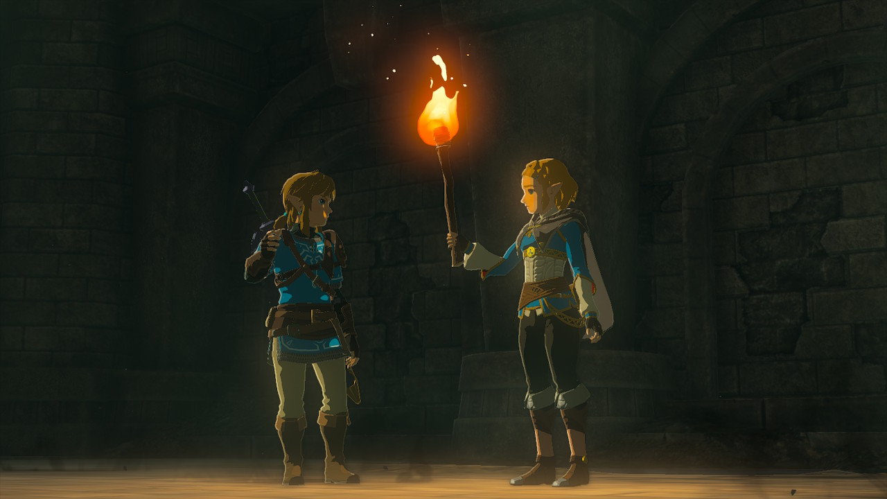 The Legend of Zelda: Tears of the Kingdom_Link, Zelda ja luola 2