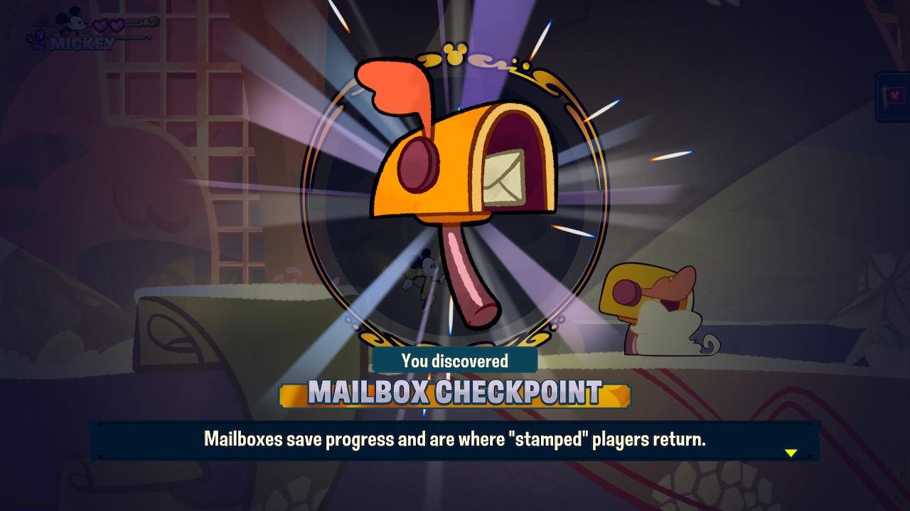 ​​​Disney Illusion Island_Checkpoint-postilaatikko