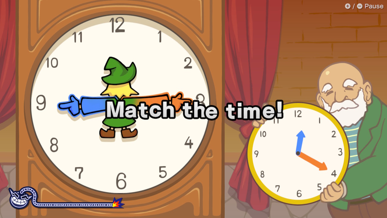 Warioware: Move It! – Paljonko kello on?