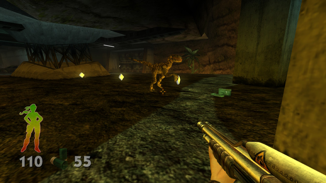Turok 3 Remastered_Dinosaurus lähestyy