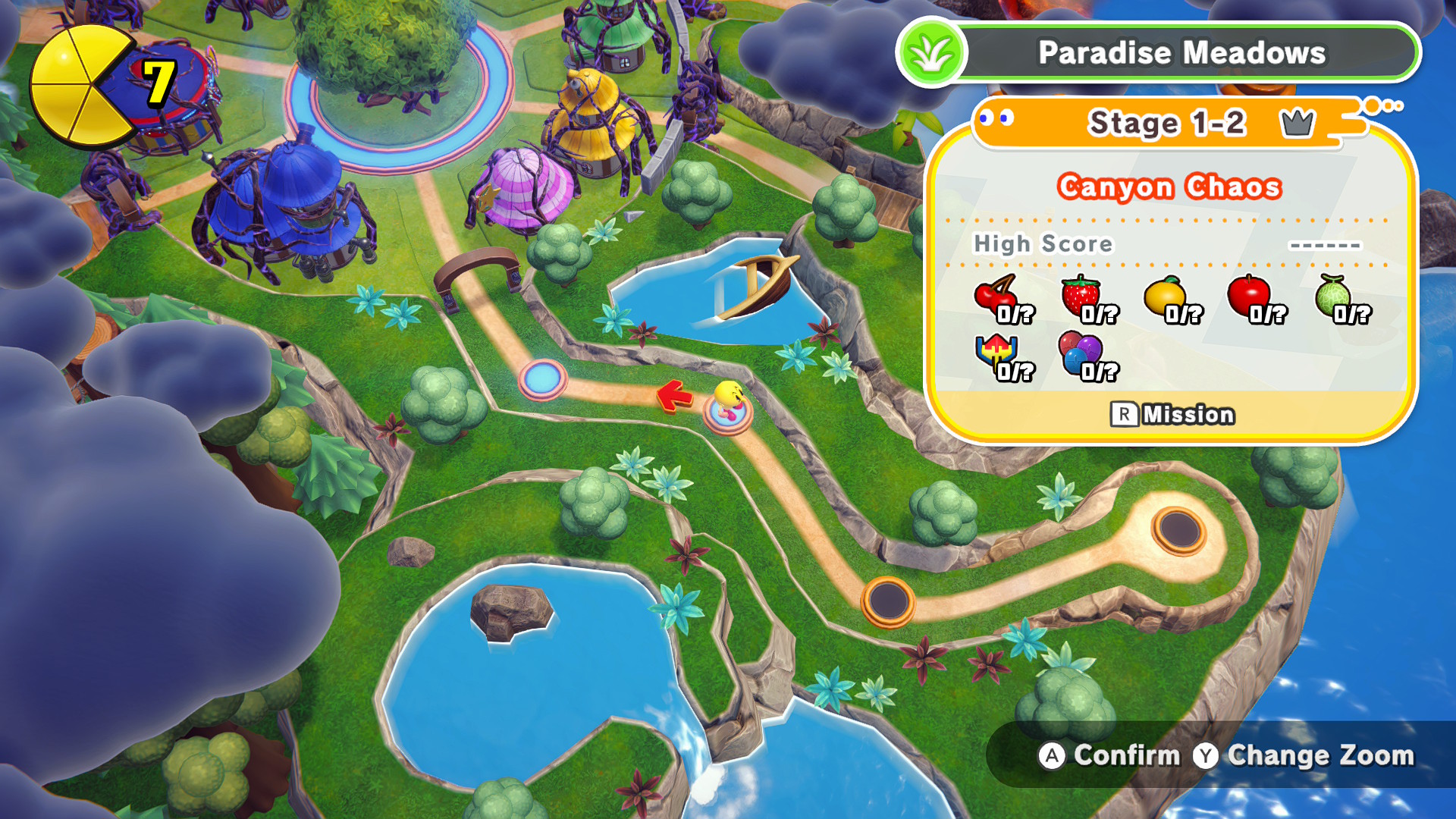 Pac-Man World 2 Re-PAC – Maailmankartta