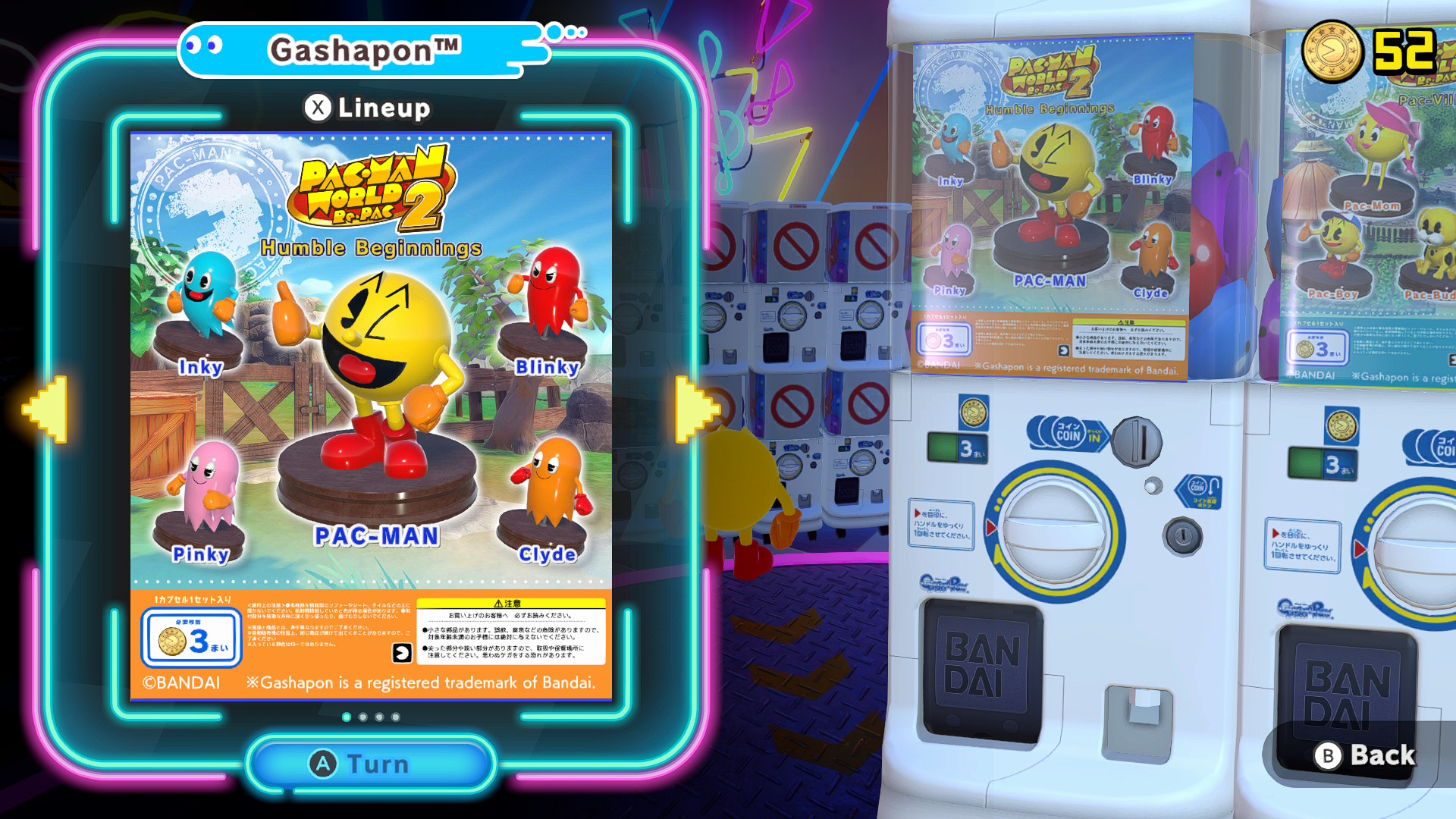 Pac-Man World 2 Re-PAC – Kerättäviä