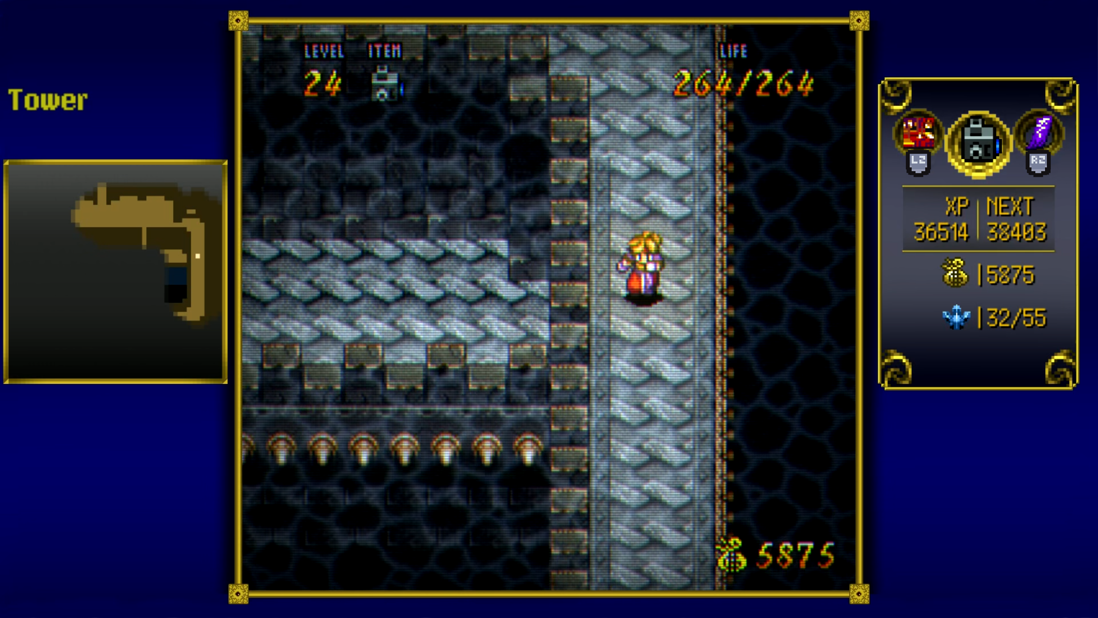 Terranigma - Pääsankari pitkässä käytävässä