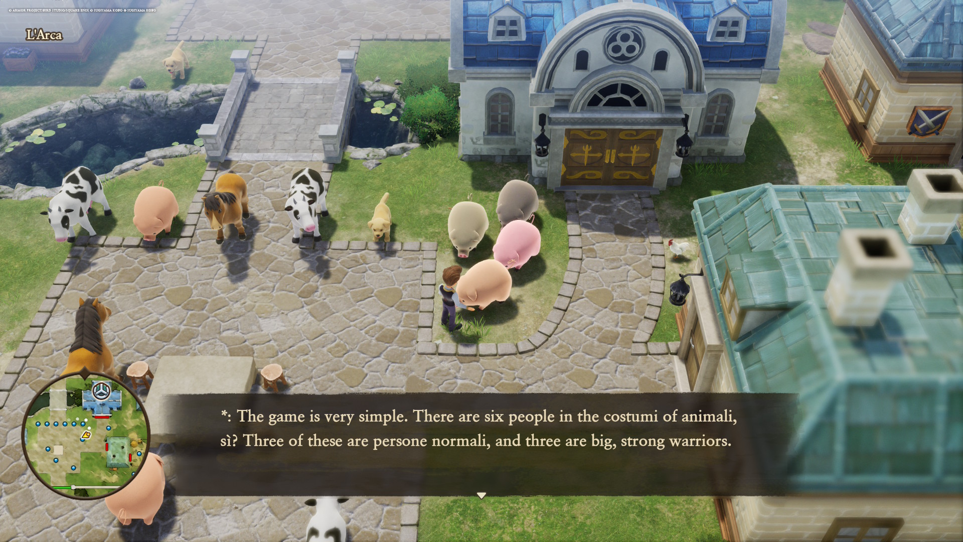 Dragon Quest VII Reimagined_Kylän asukkaat muuttuneet eläimiksi