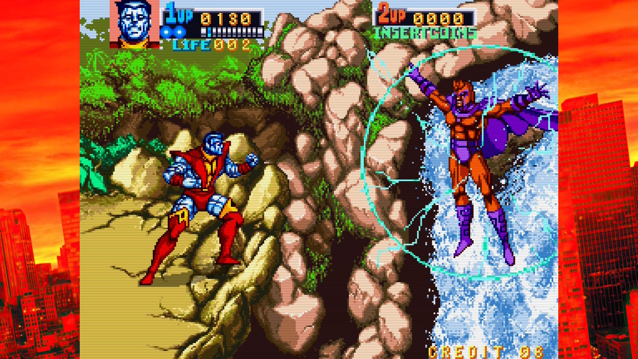 X-Men: The Arcade Game Colossus ja Magneto