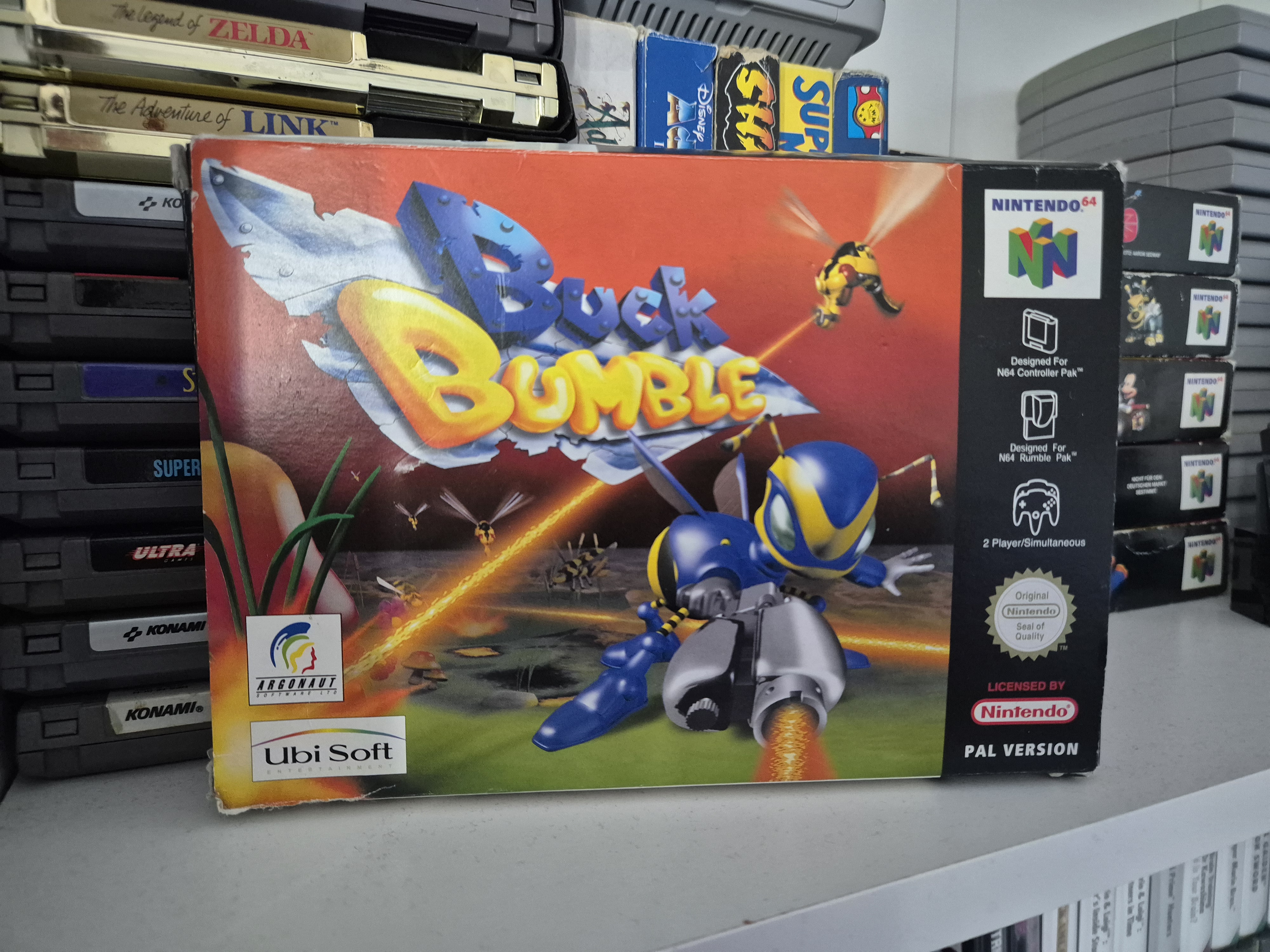 Buck Bumble Nintendo 64 box