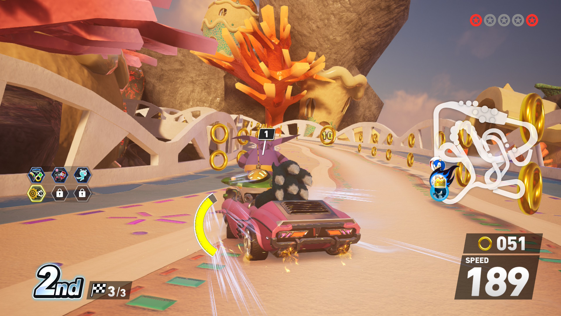 Sonic Racing: CrossWorlds_Koralliradalla rinkula poikineen