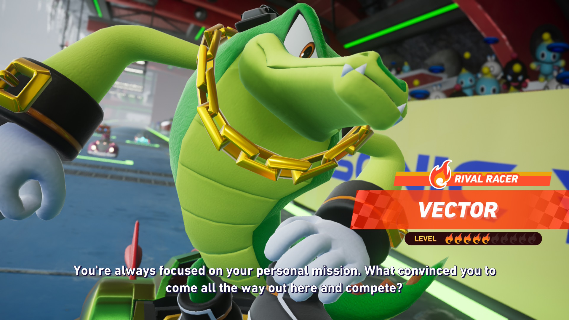 Sonic Racing: CrossWorlds_Vector kyselee