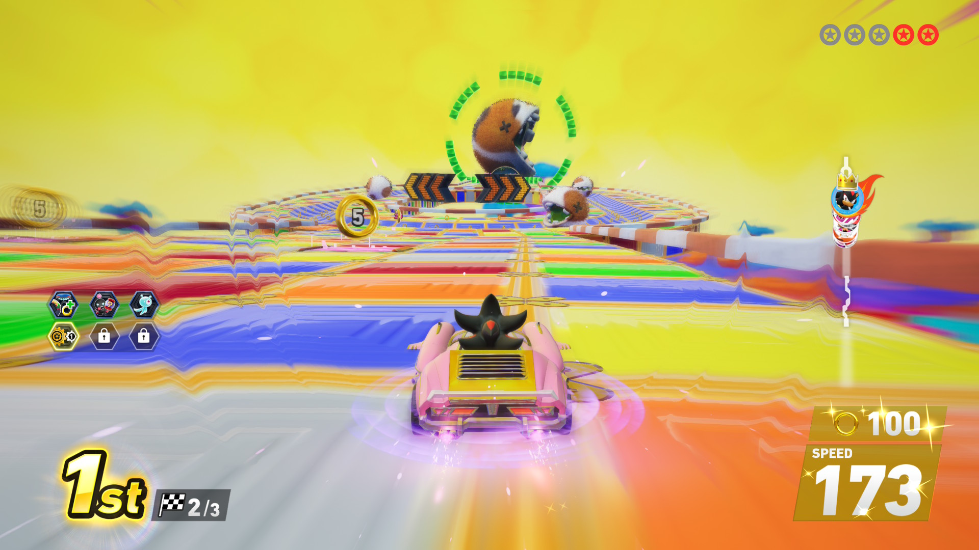 Sonic Racing: CrossWorlds_Shadow ja sata rinkulaa