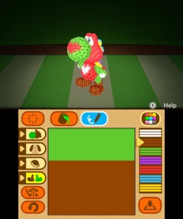 Poochy &amp; Yoshi's Woolly World yoshin maalaus