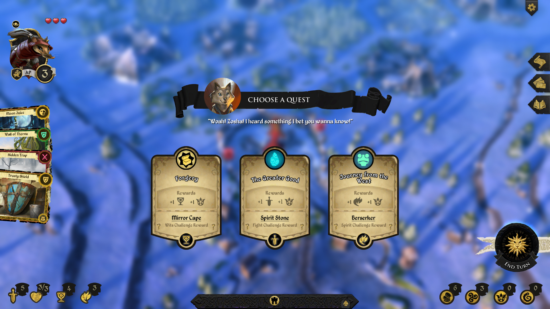 Armello, valitse tehtävä