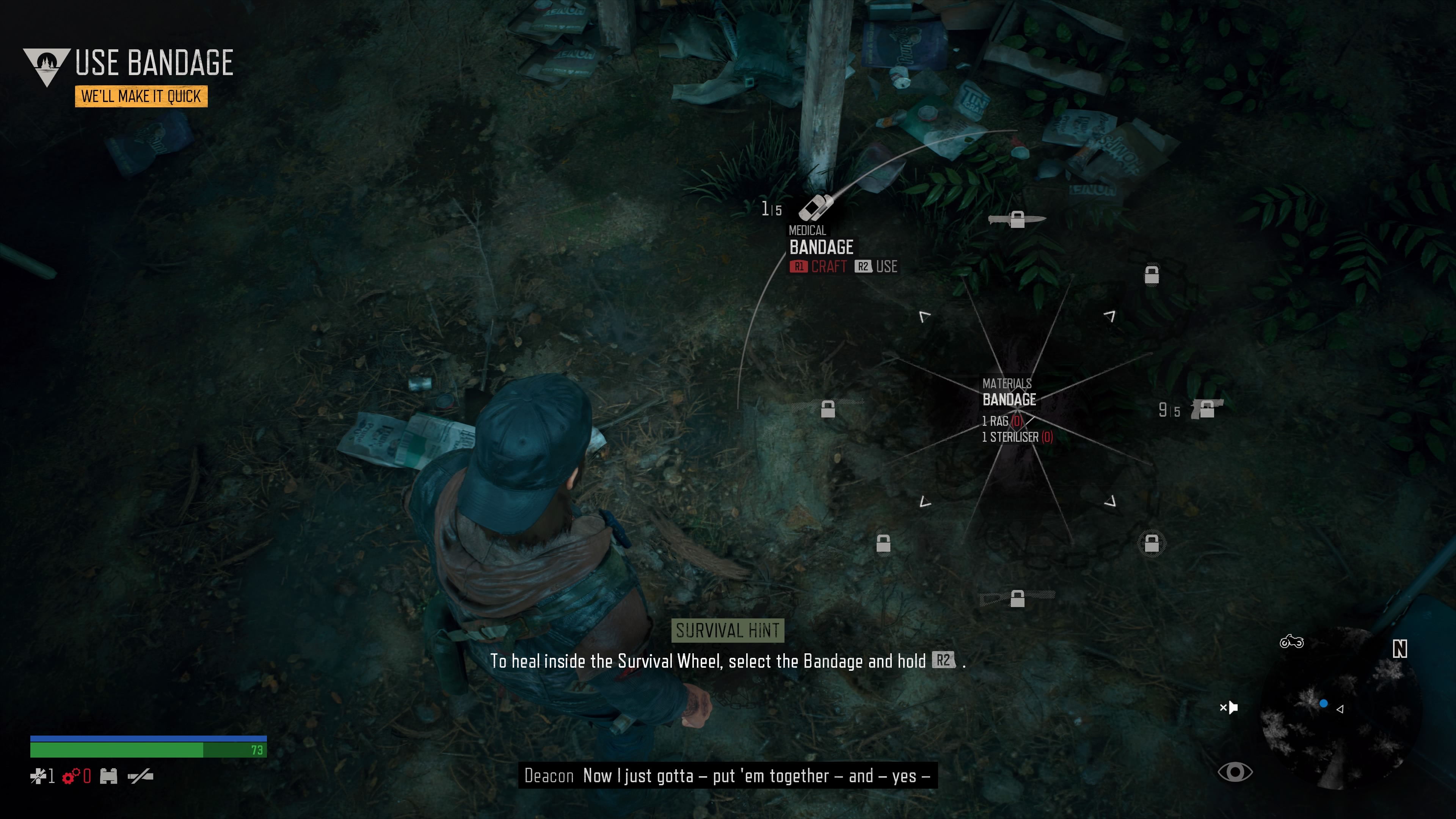Days Gone - Kenttälääkintää