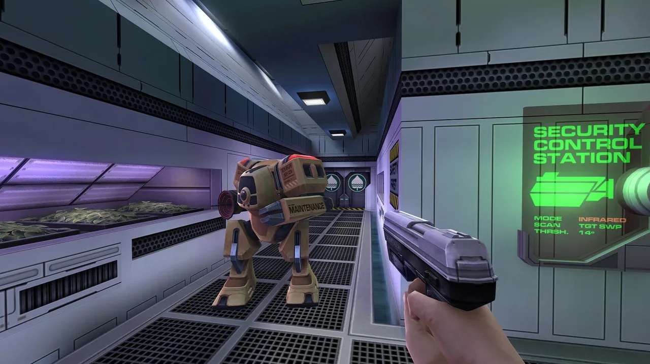 System Shock 2: 25th Anniversary Remaster_Tutun oloinen robotti