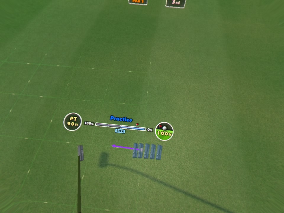 Everybody's Golf VR - Harjoituslyönti