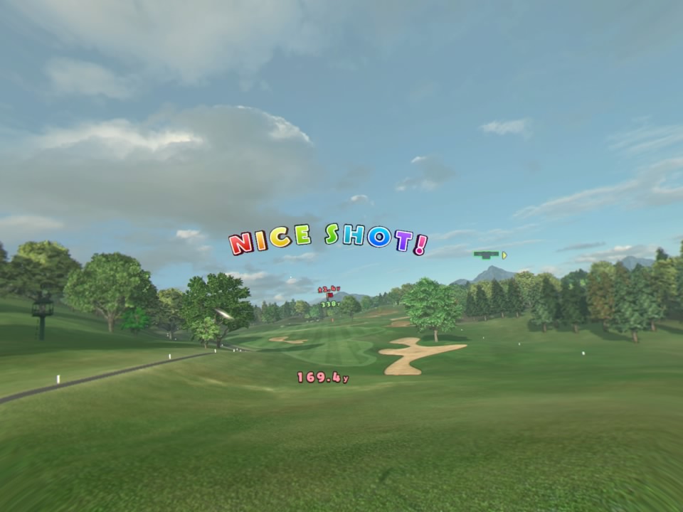 Everybody's Golf VR - Kannustavaa palautetta