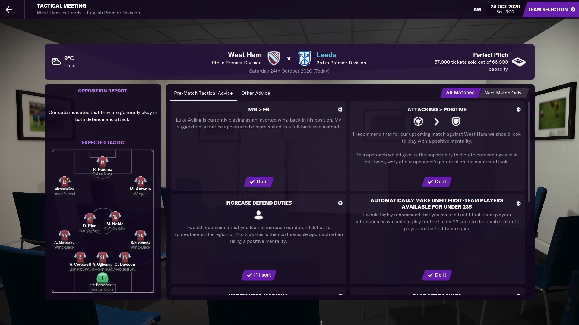 Football Manager 21: taktiikkamiitti