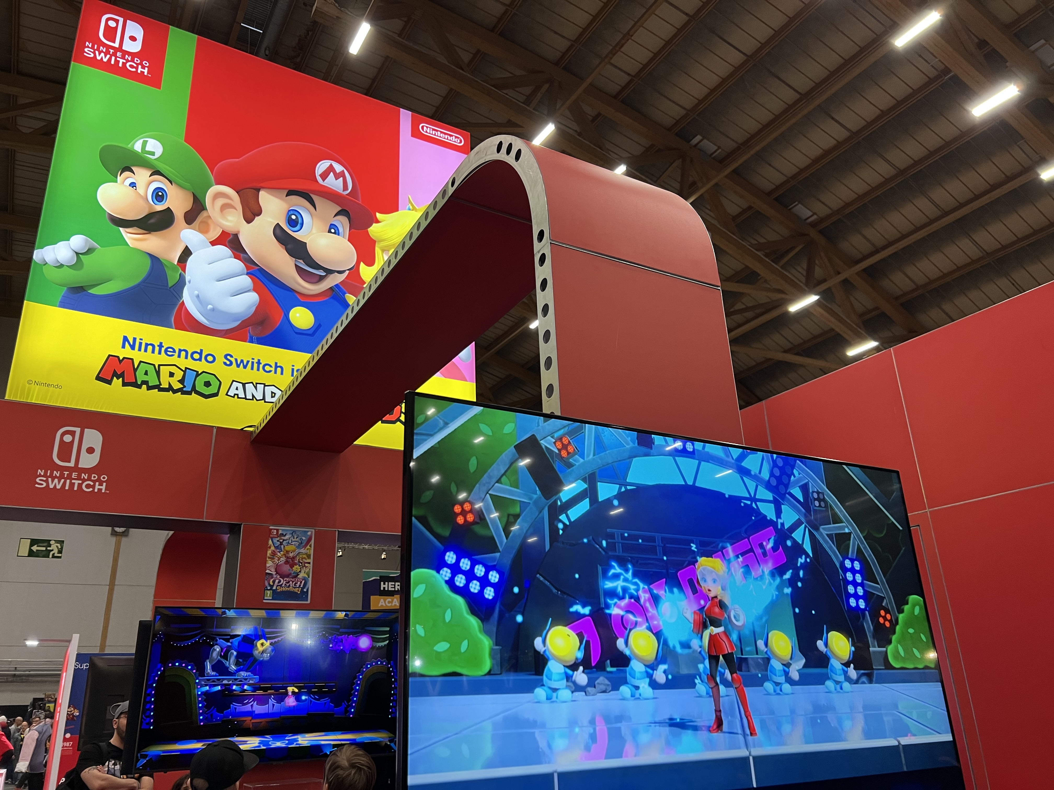 Comic Con Tampere Nintendon alue oli näyttävä