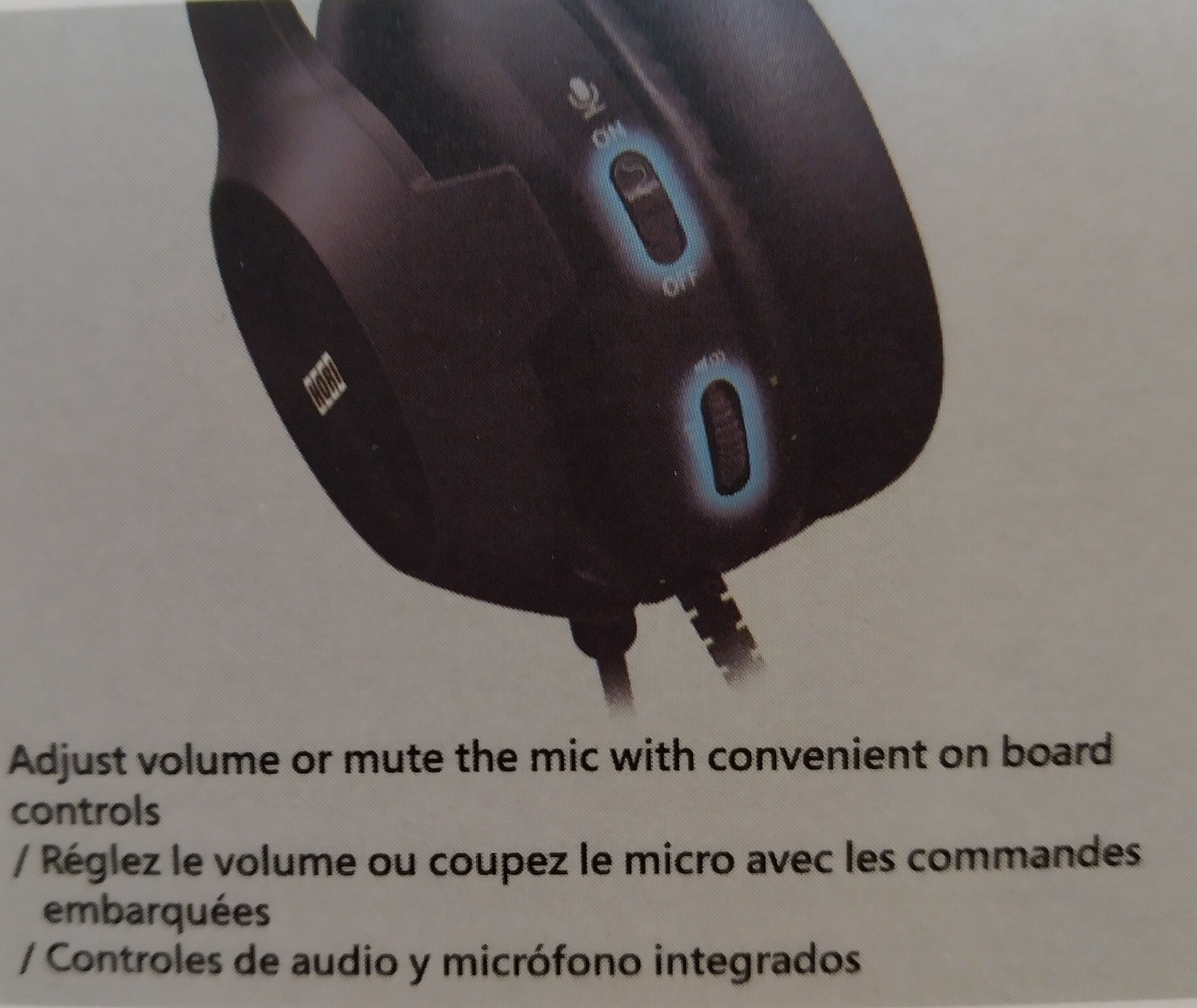 HORI Gaming Headset Pro_äänensäätö