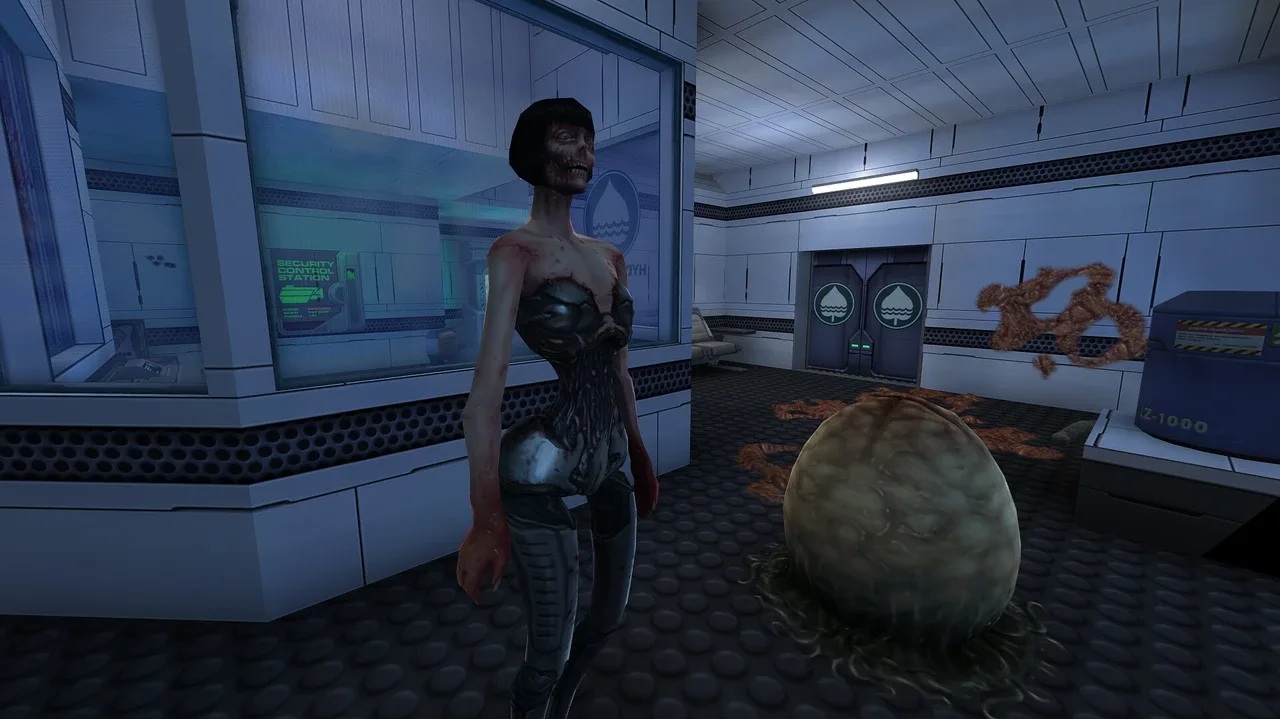 System Shock 2: 25th Anniversary Remaster_Kyborgi ja muna