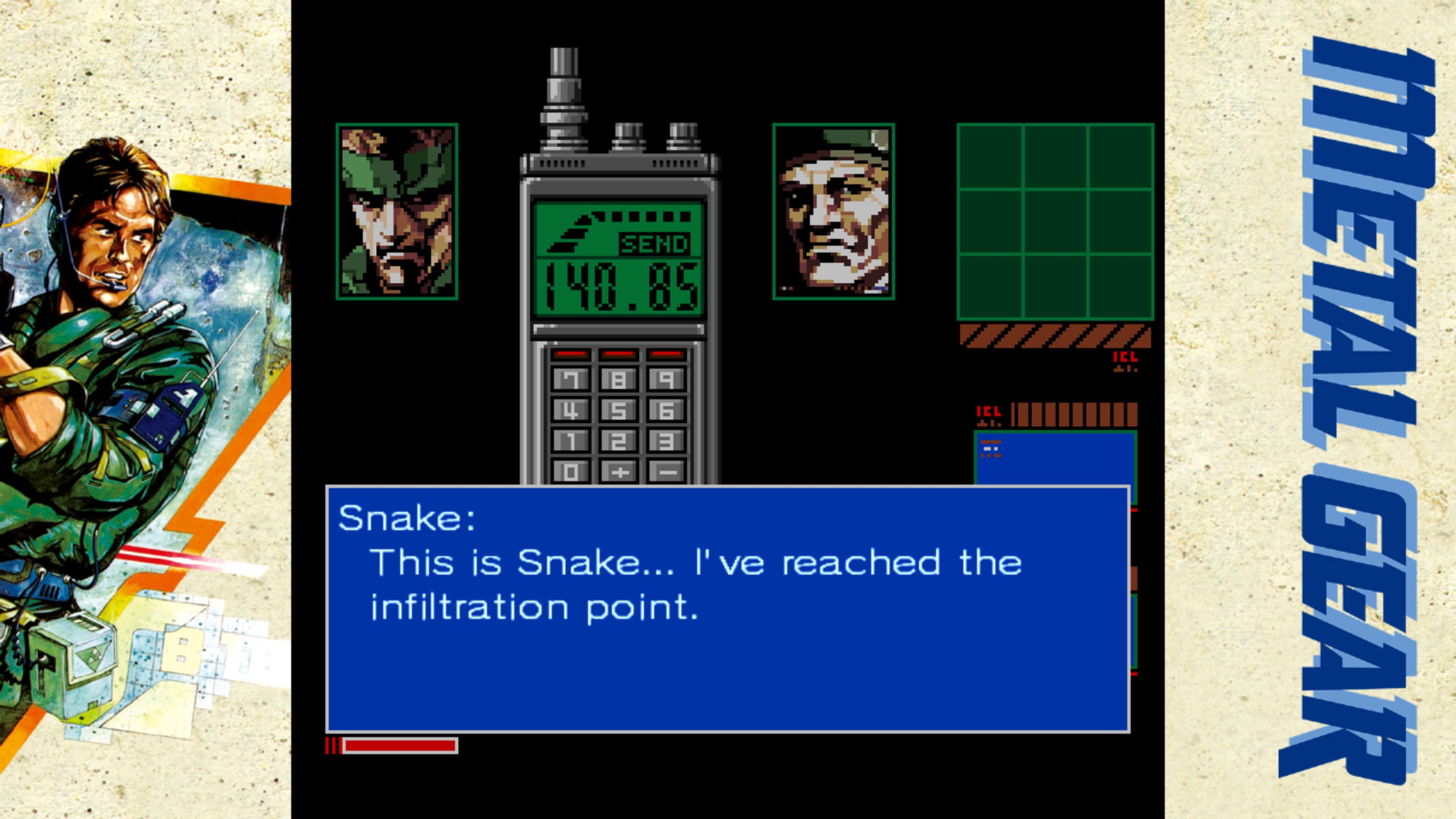 Metal Gear _ Metal Gear 2_ Solid Snake_MG2_Snake ja eversti