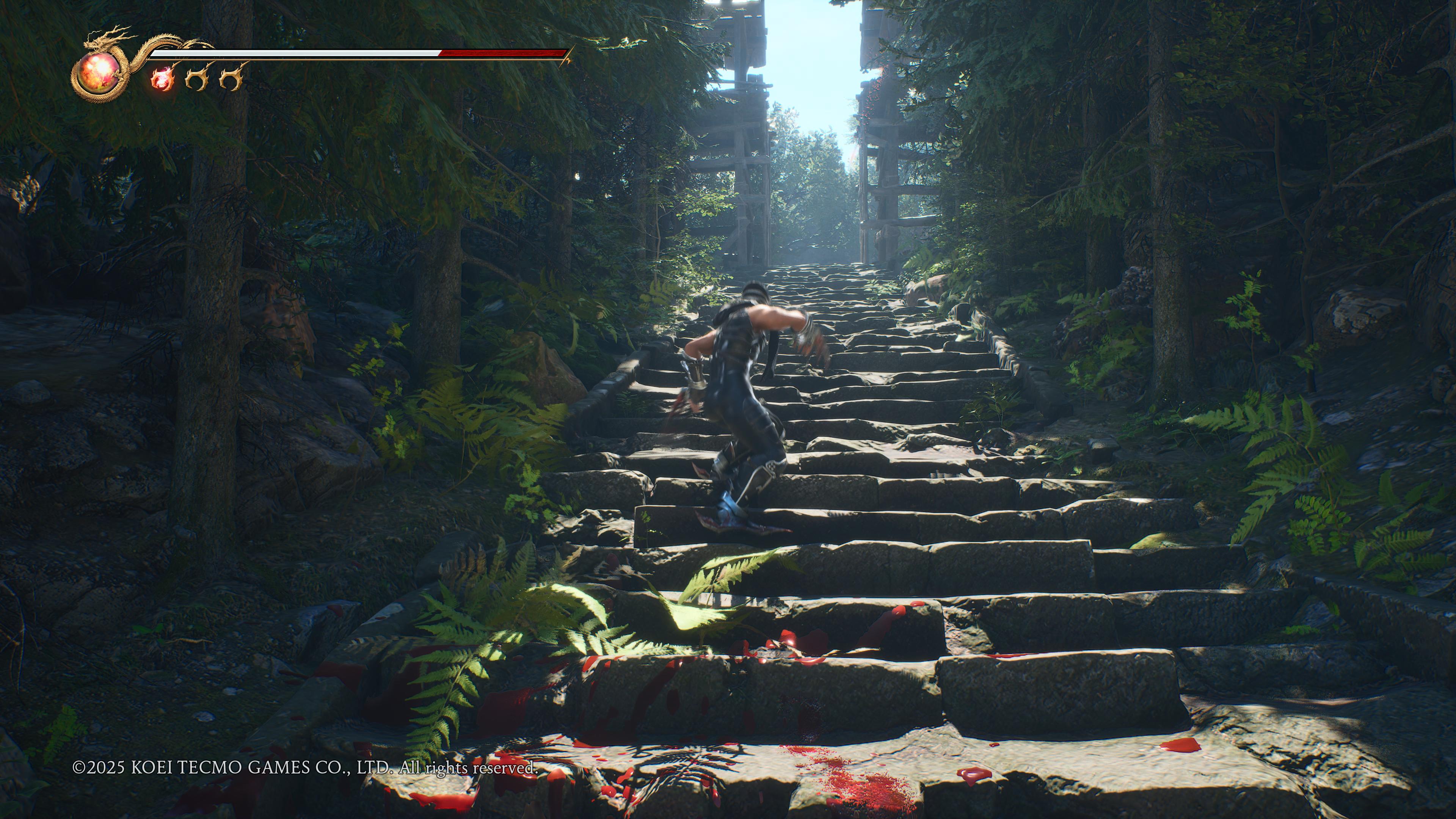 NINJA GAIDEN 2 Black_Vehreä portaikko