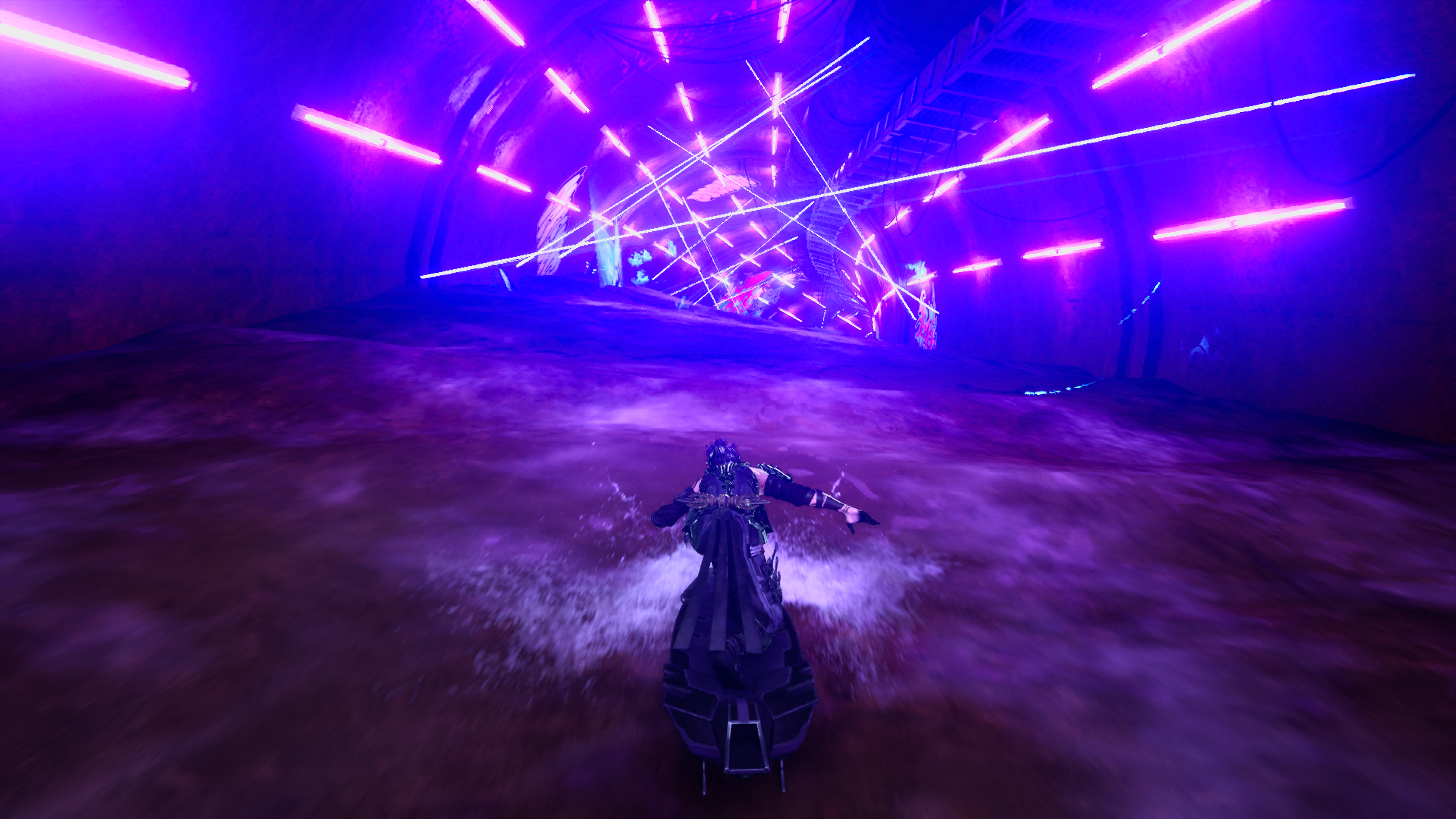 NINJA GAIDEN 4_Viemärisurfausta neonvaloissa