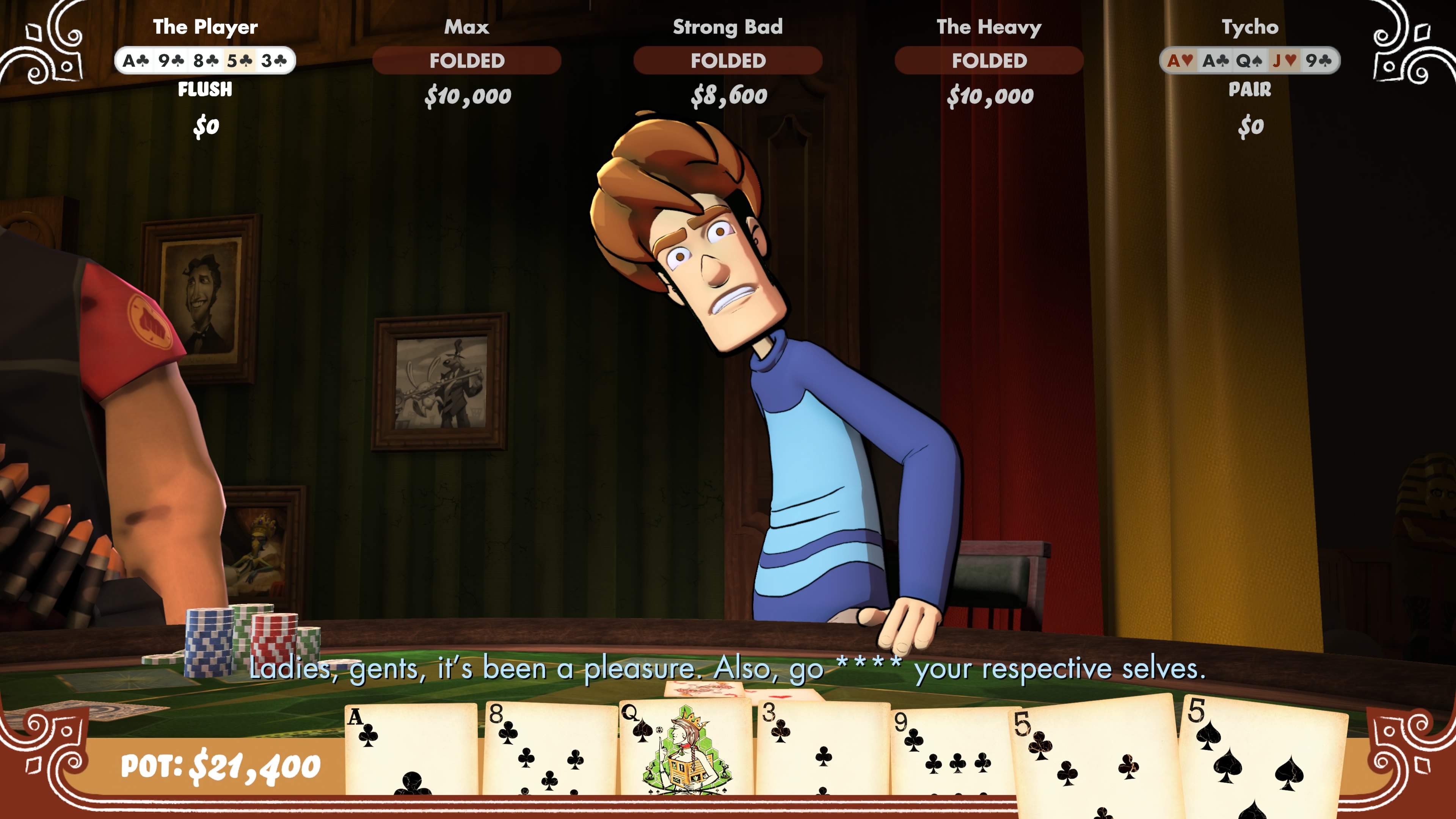 Poker Night at the Inventory - Huono haviaja
