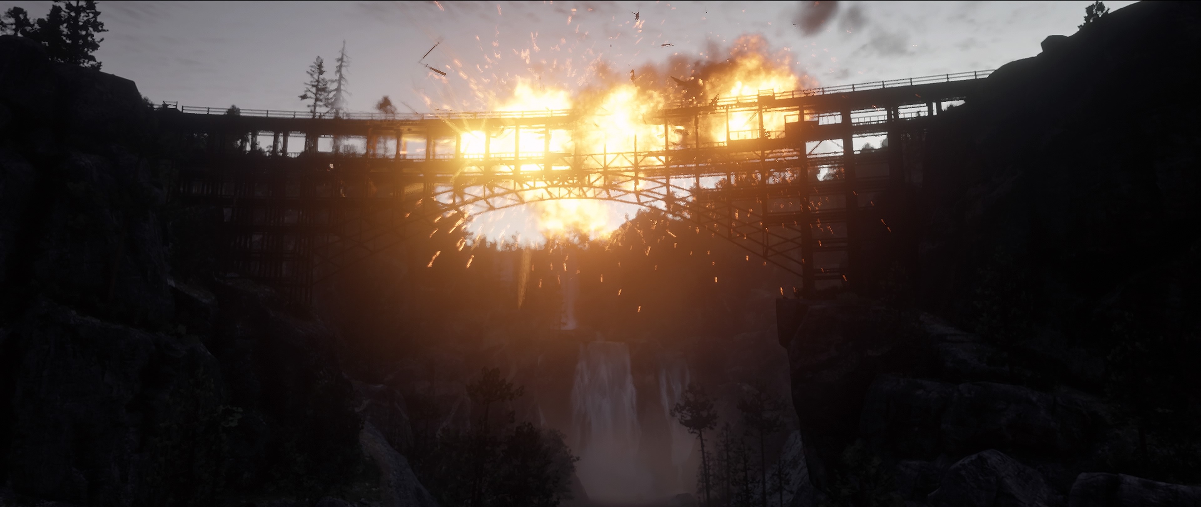 Red Dead Redemption 2 - Rautatiesilta sanoo pum