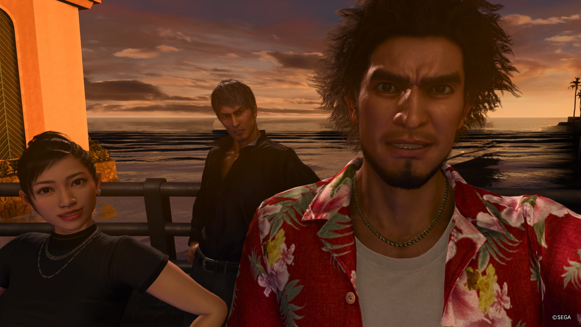 Like a Dragon: Infinite Wealth: selfie kavereiden kanssa