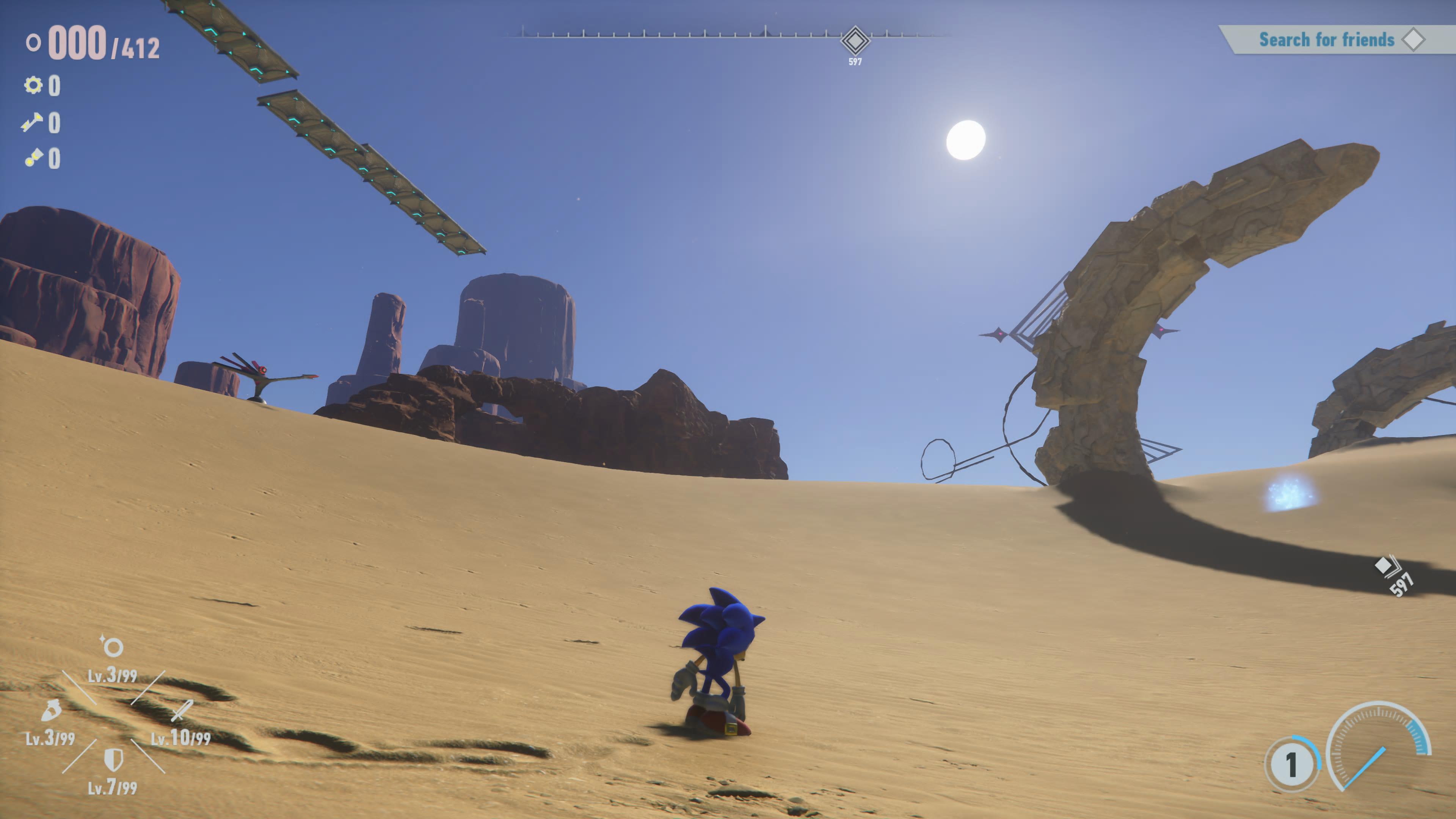 SONIC FRONTIERS_aavikolla