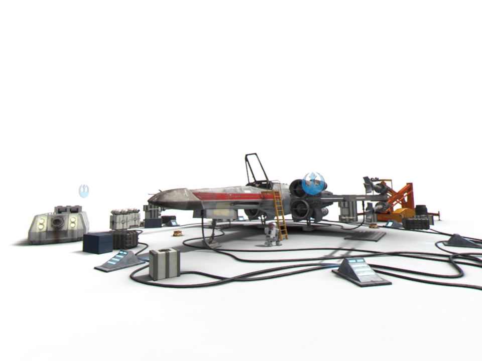 STAR WARS Battlefront X-wing VR halli.jpg