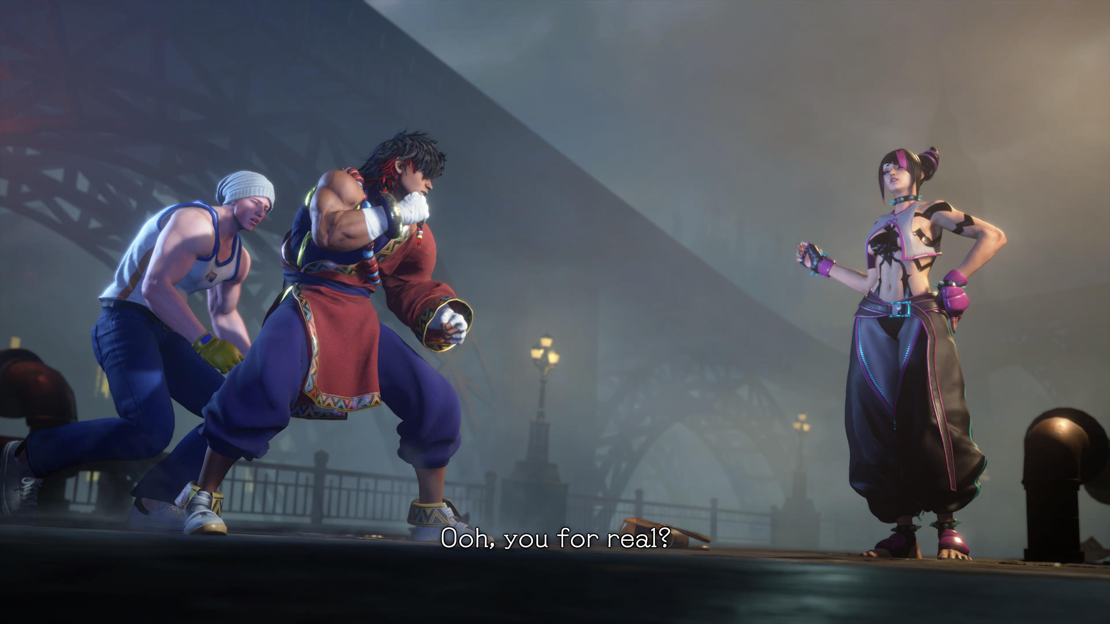 Street Fighter 6_Jurilla on kana kynittävänä