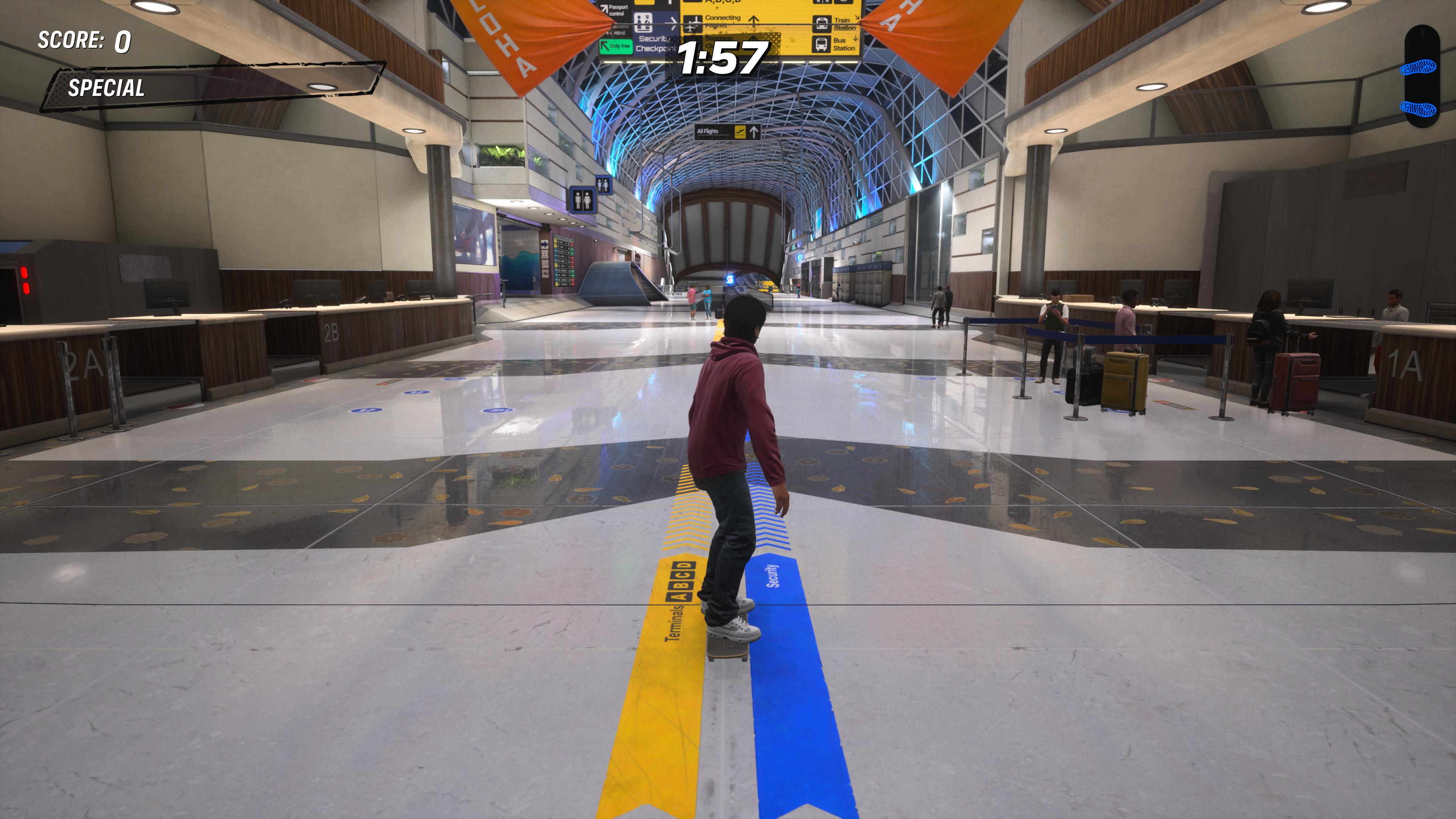 Tony Hawk's Pro Skater 3 + 4_Lentokentällä