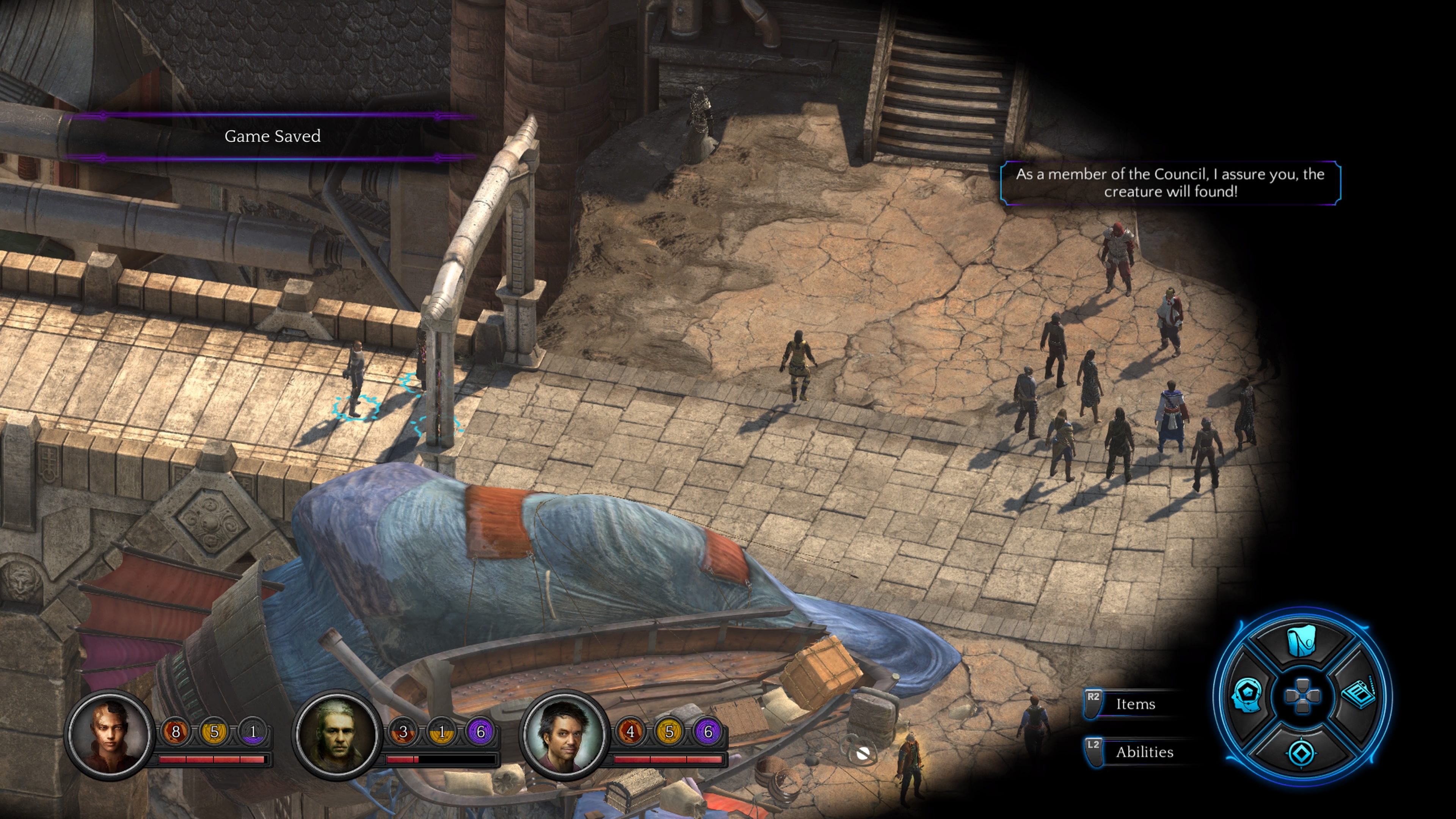 Väkijoukko lynkkausmielellä (Torment: Tides of Numenera)