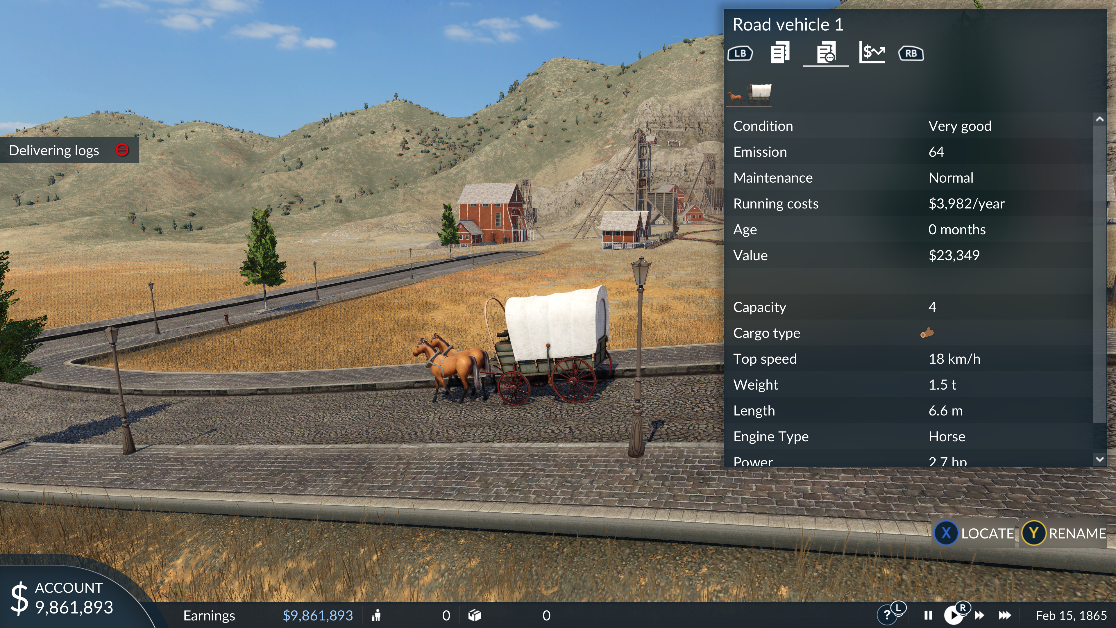 Transport Fever 2: Hevoskyyti