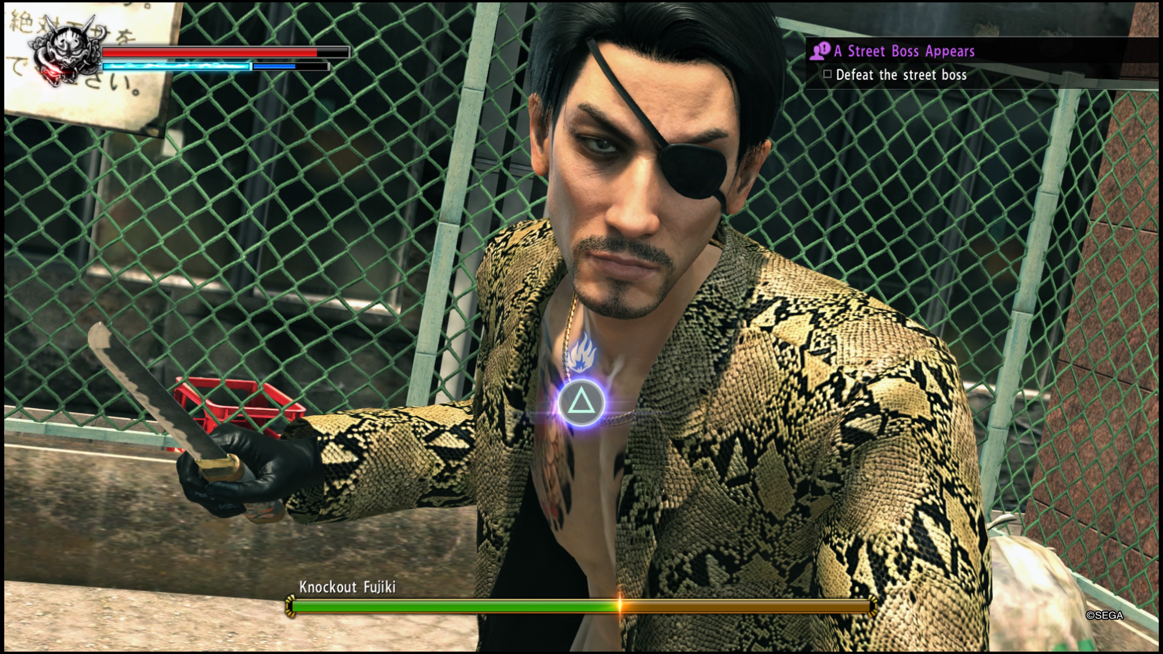 YAKUZA KIWAMI 2 Majima ja alkava Heat-hyökkäys