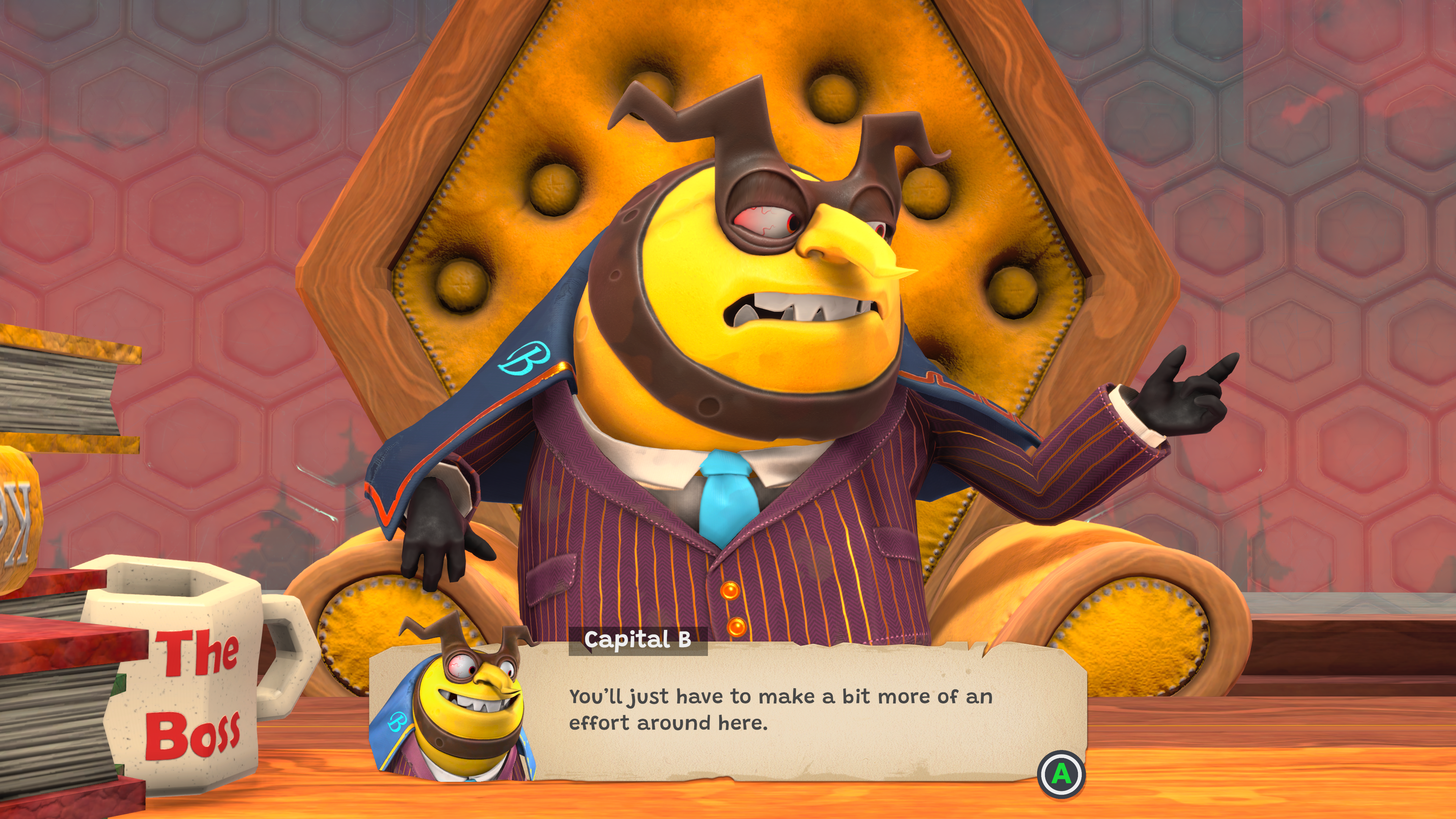 Yooka-Replaylee_Capital Bee käskyttää