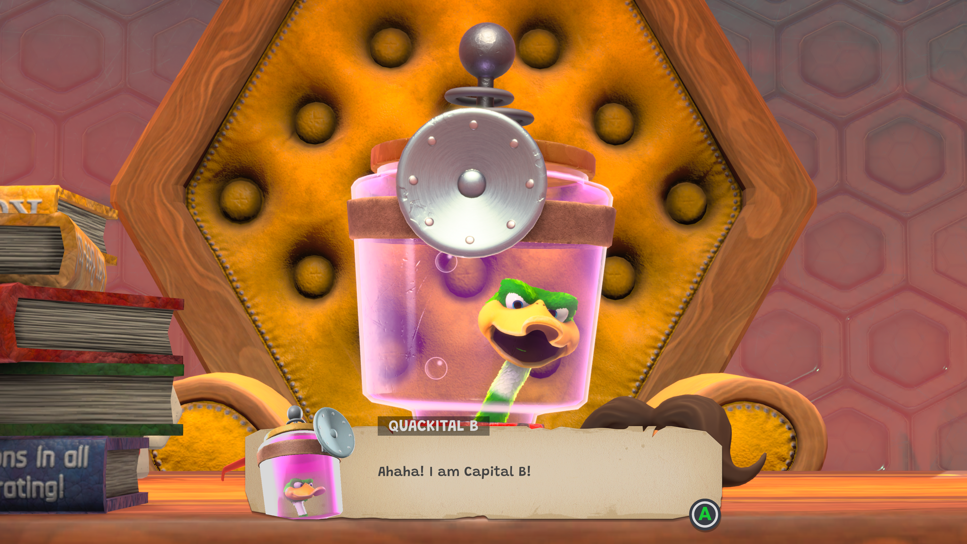 Yooka-Replaylee_Dr. Quack valtaistuimella
