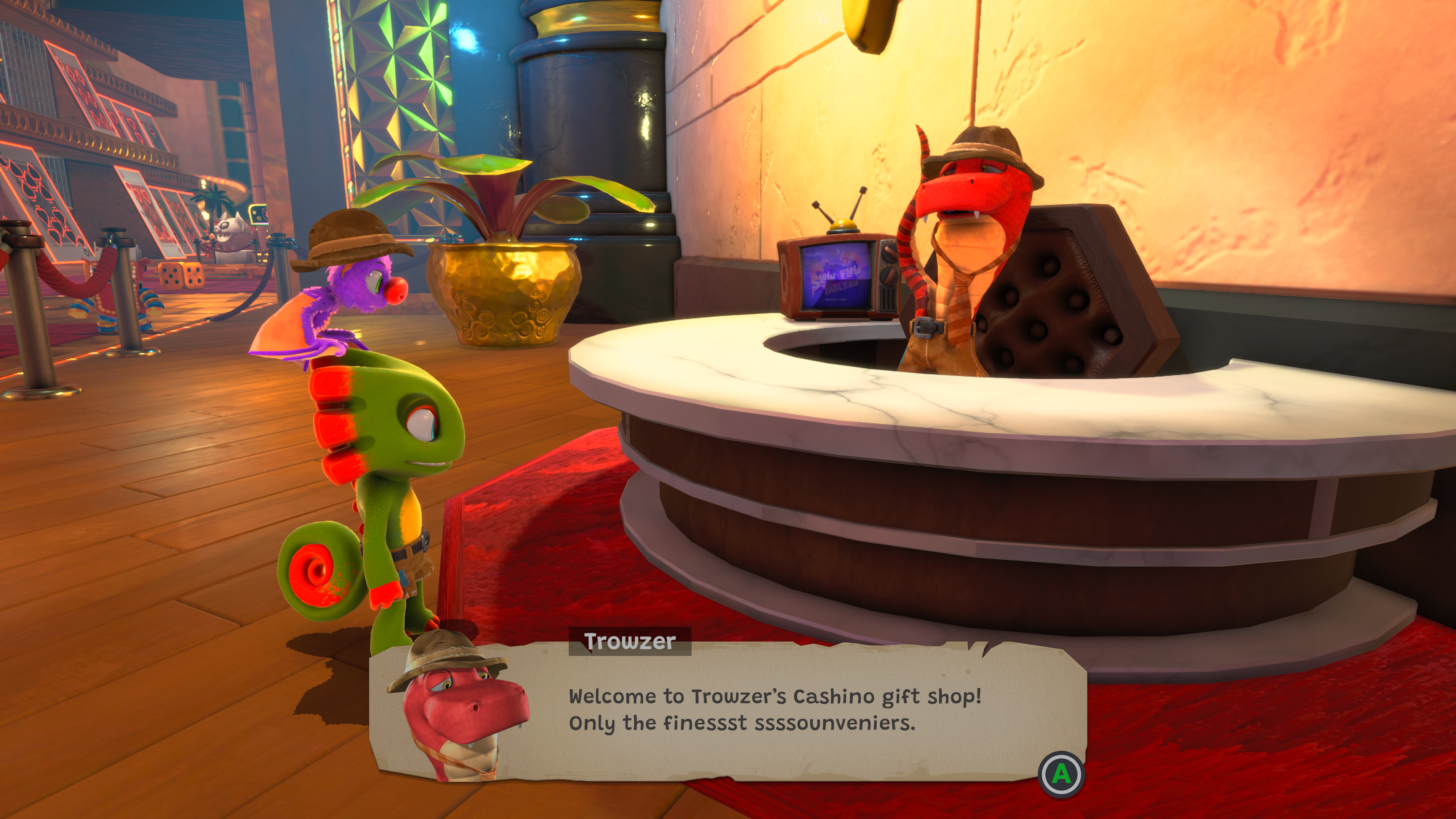 Yooka-Replaylee_Trowzerin vedätyshinnat