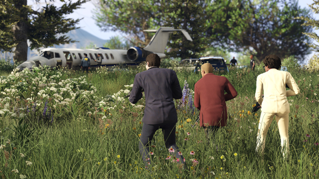 GTA V Online lentokone
