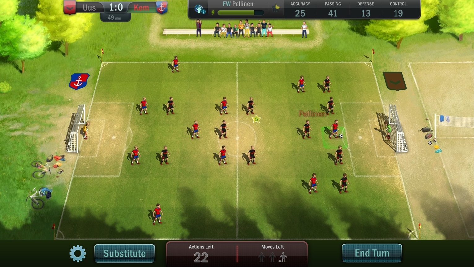 Football, Tactics &amp; Glory: Hyökkäys