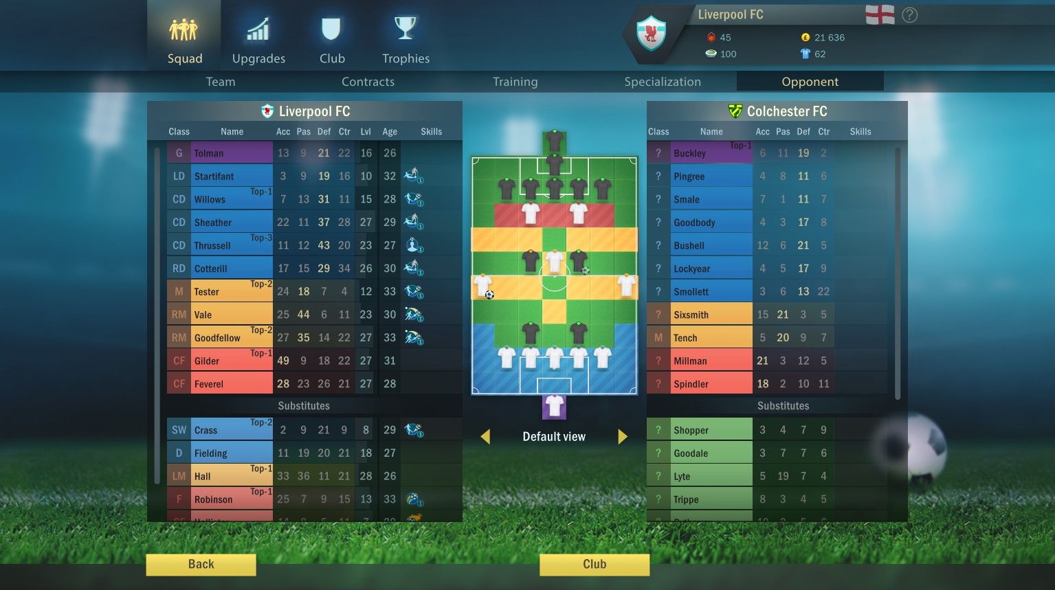 Football, Tactics &amp; Glory: Taktik